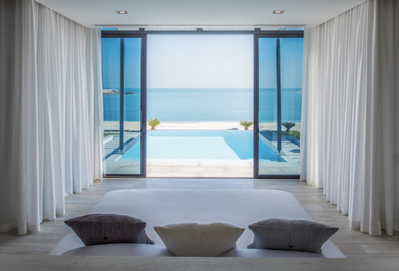 Beach Villa bed views